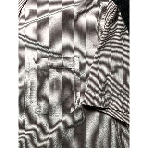 LL Bean Button Up Shirt Seersucker Colorful Light Pink Mens  XXL - Picture 2 of 6